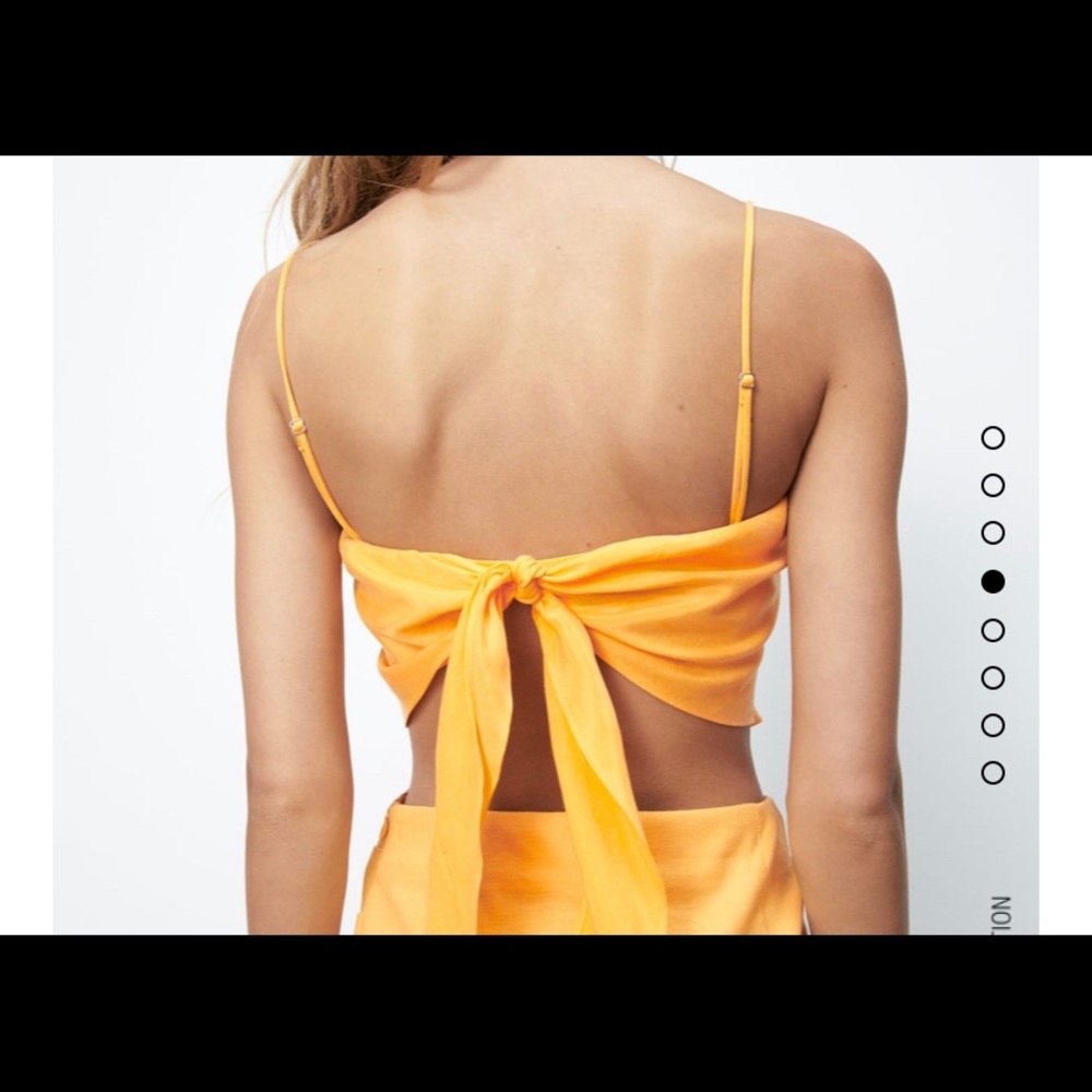 Satin Effect Crop top